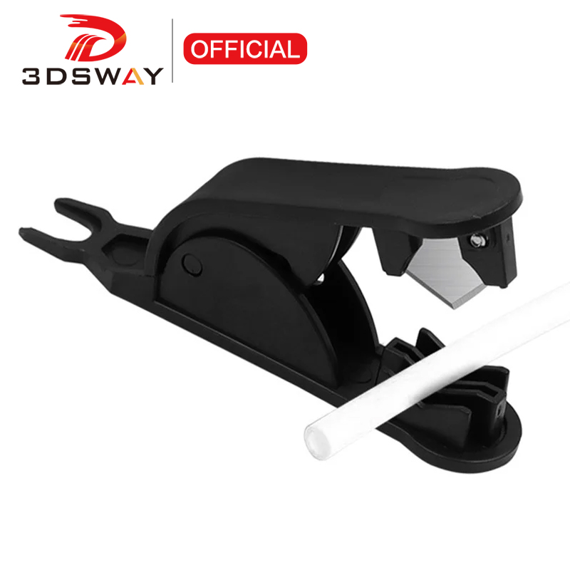 3D Printing Nylon - 3DSWAY 3D ชิ้นส่วนเครื่องพิมพ์ PTFE เครื่องตัดท่อมินิแบบพกพาเครื่องตัดท่อใบมีดหลอดไนลอน PVC