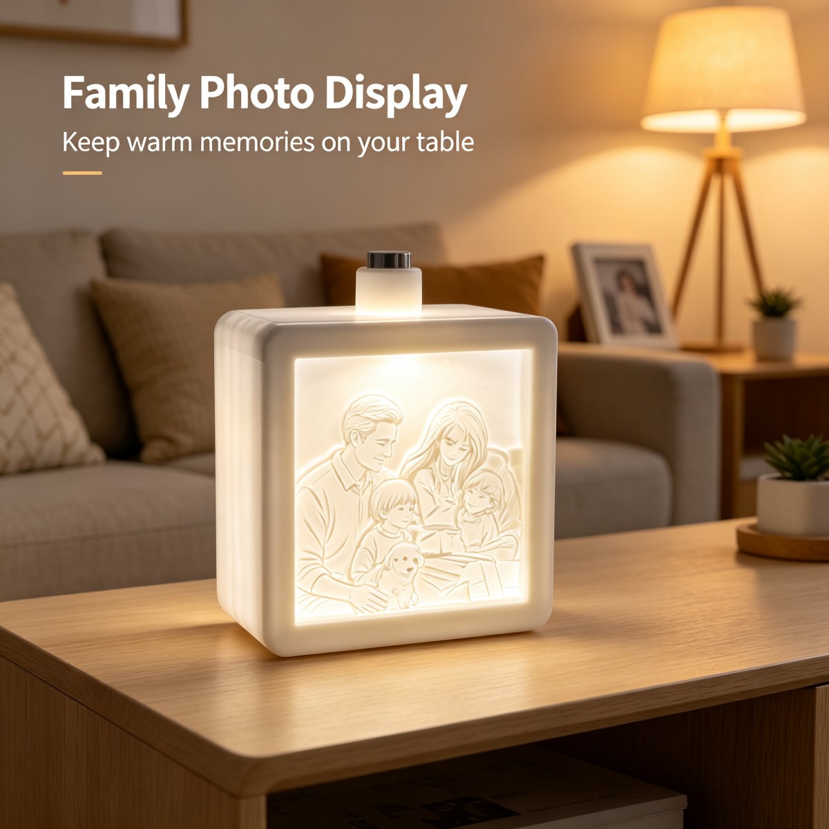 โคมไฟ LED แกะสลักภาพถ่ายแบบ 3D - 3D Printing Custom บทวิจารณ์และราคา
