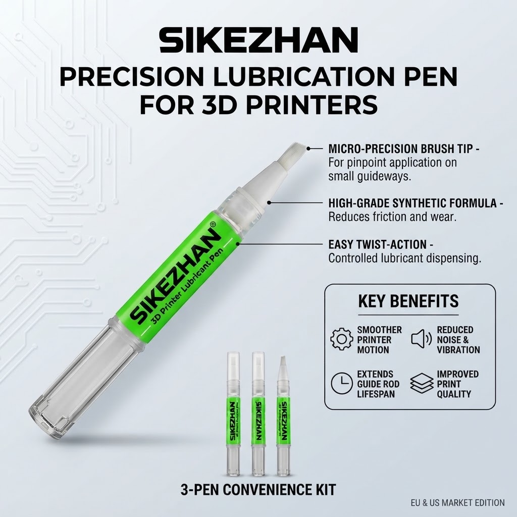 ปากกาหล่อลื่น 3 ชิ้น, แปรงหล่อ - 3D Printing Guide บทวิจารณ์และราคา