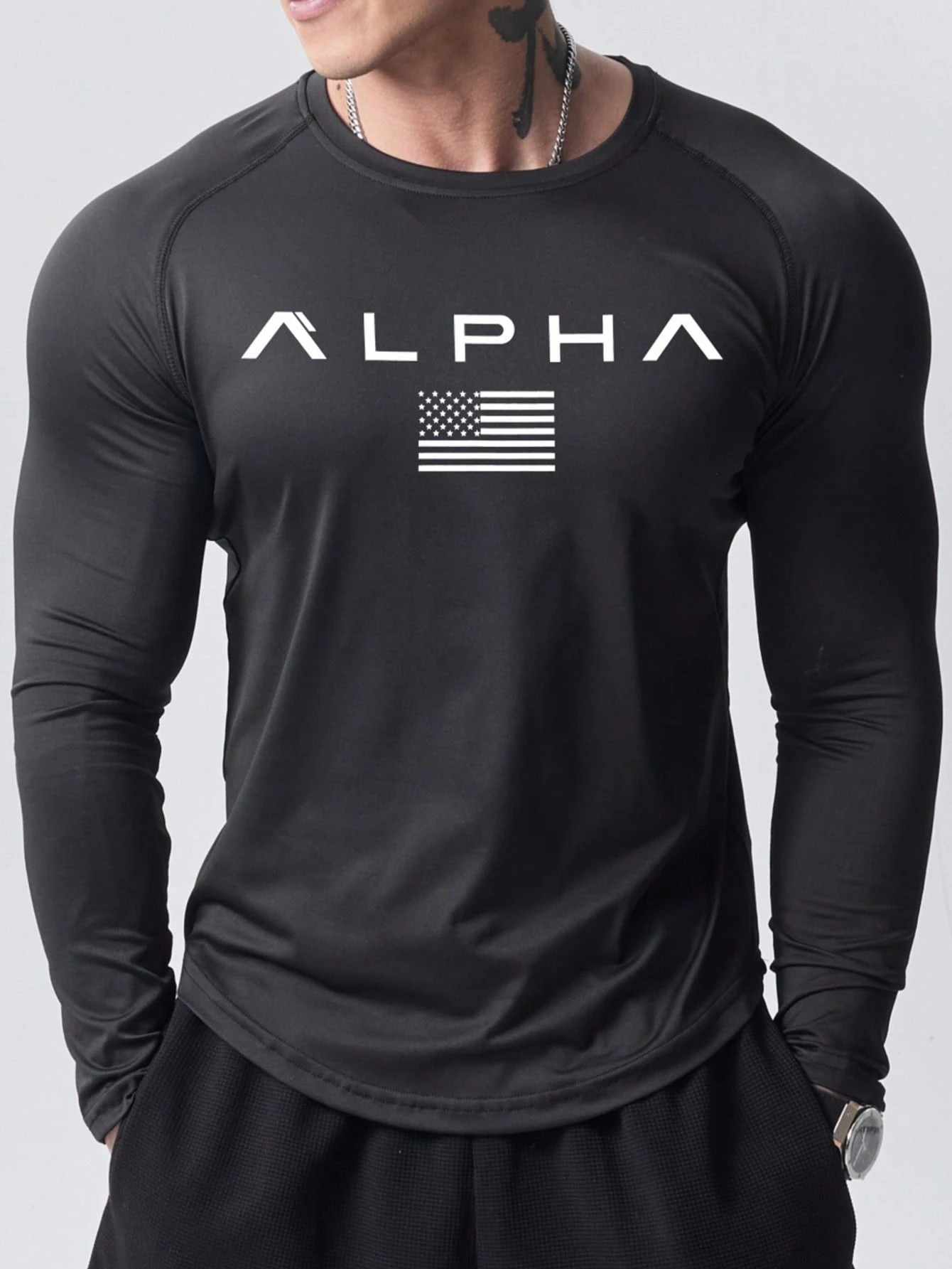 เสื้อยืดแขนยาวสำหรับผู้ชายรุ่น - 3D Printing Custom บทวิจารณ์และราคา
