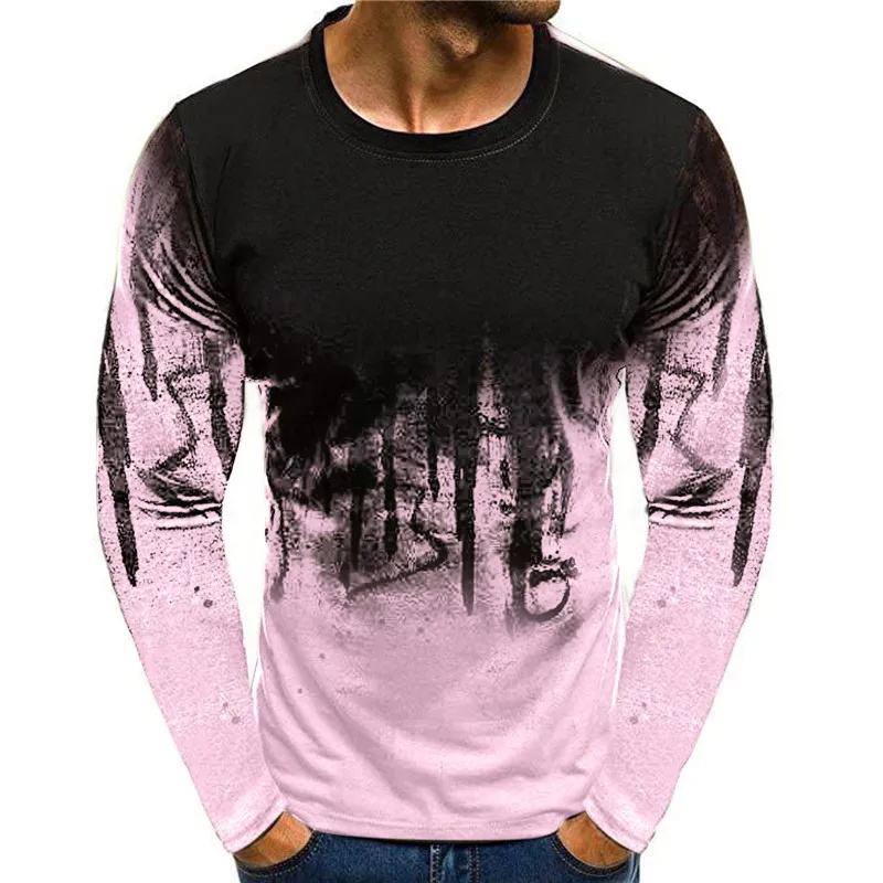 เสื้อยืดลายพรางสำหรับผู้ชาย คอ - 3D Printing Custom บทวิจารณ์และราคา