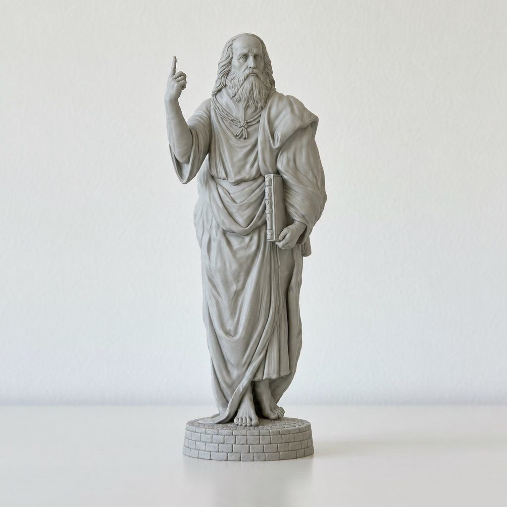 รูปปั้นเพลโต ผู้นำทาง นักปรัชญ - 3D Printing Guide บทวิจารณ์และราคา