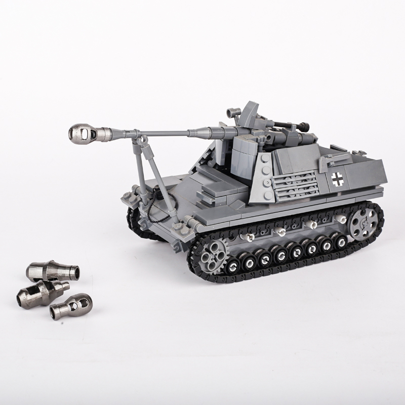 3D Moc WW2อุปกรณ์การต่อสู้ทหาร - 3D Printing Lego Bricks บทวิจารณ์และราคา